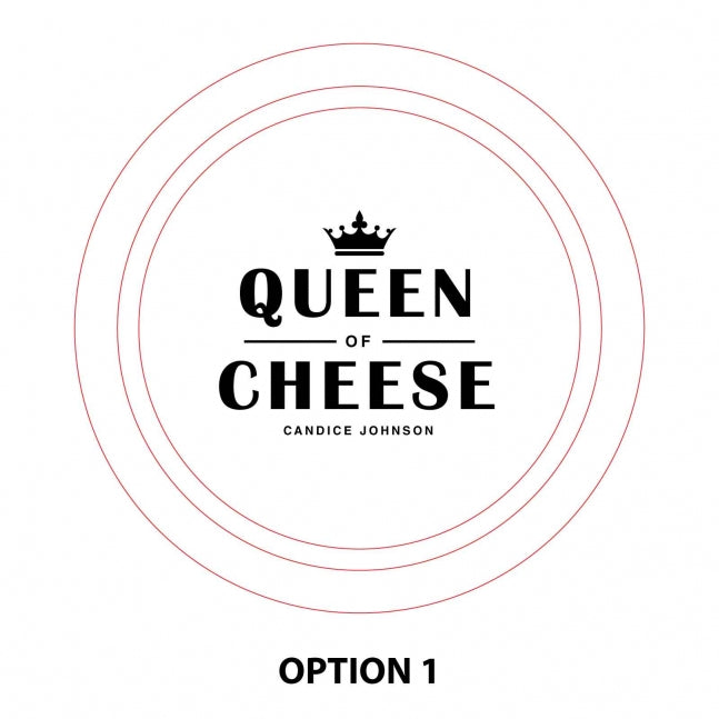 Engraved Round Cheese Board and 3-piece knife set Option 1