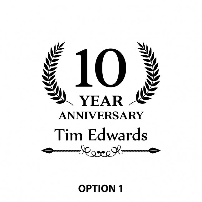 Engraved Appreciation / Retirement 195ml Champagne Glass Option 1