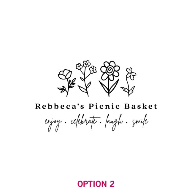 Rectangle Cooler Picnic Basket with Engraved Wooden Lid Option 2