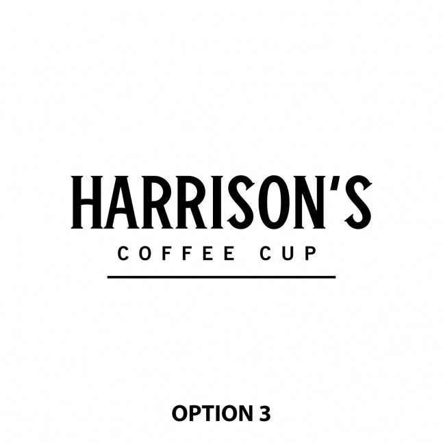 Engraved Reusable 340ml Glass Coffee Cup with Silicone Lid Option 3