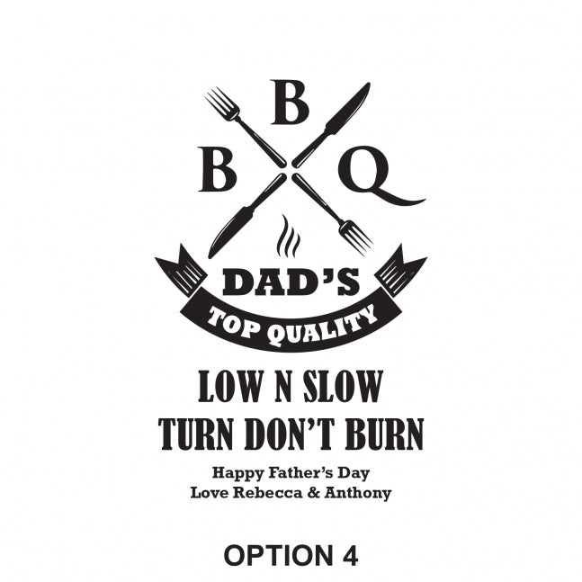Engraved Father’s Day 30cm Square Acacia Wood Chopping Board Option 4