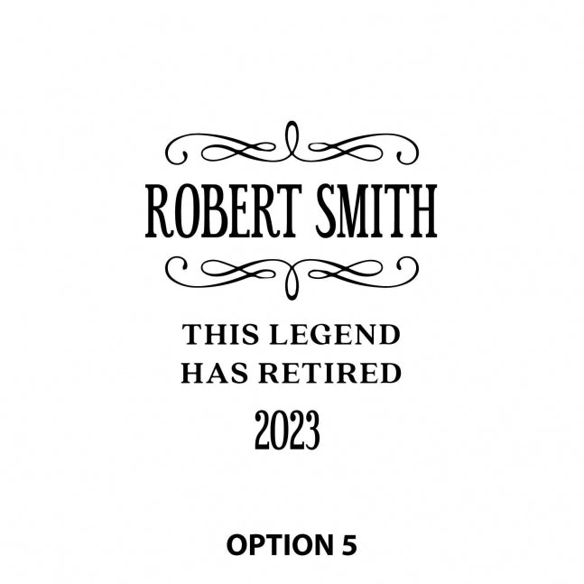 Retirement 500ml Beer Mug Option 5