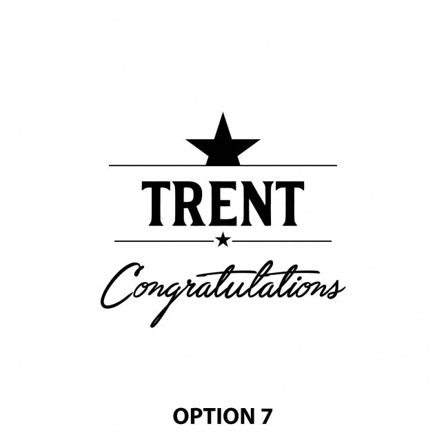 Retirement 305ml Round Scotch Glass Option 7