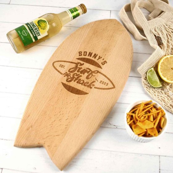 Chopping Board Wooden Surfboard