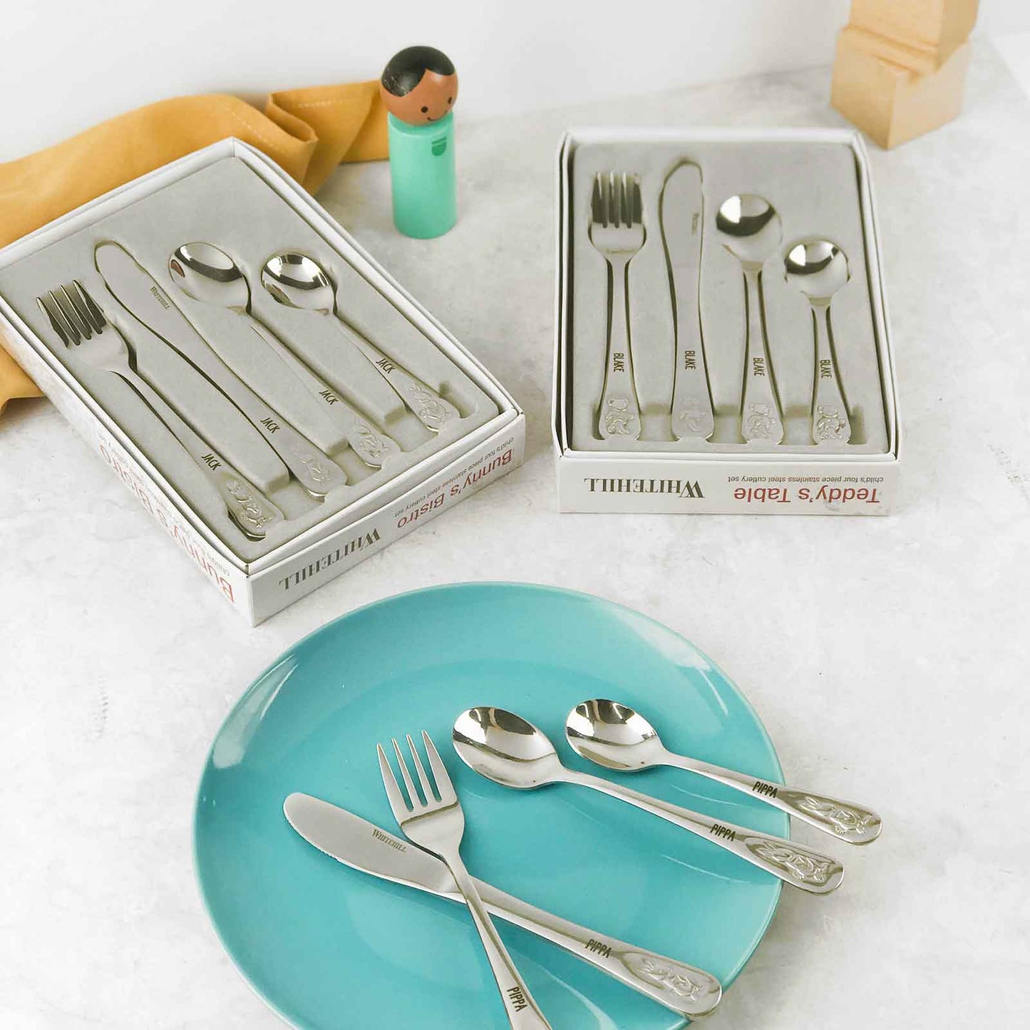 Cutlery Sets Engraved with the Childs name - great for Christenings