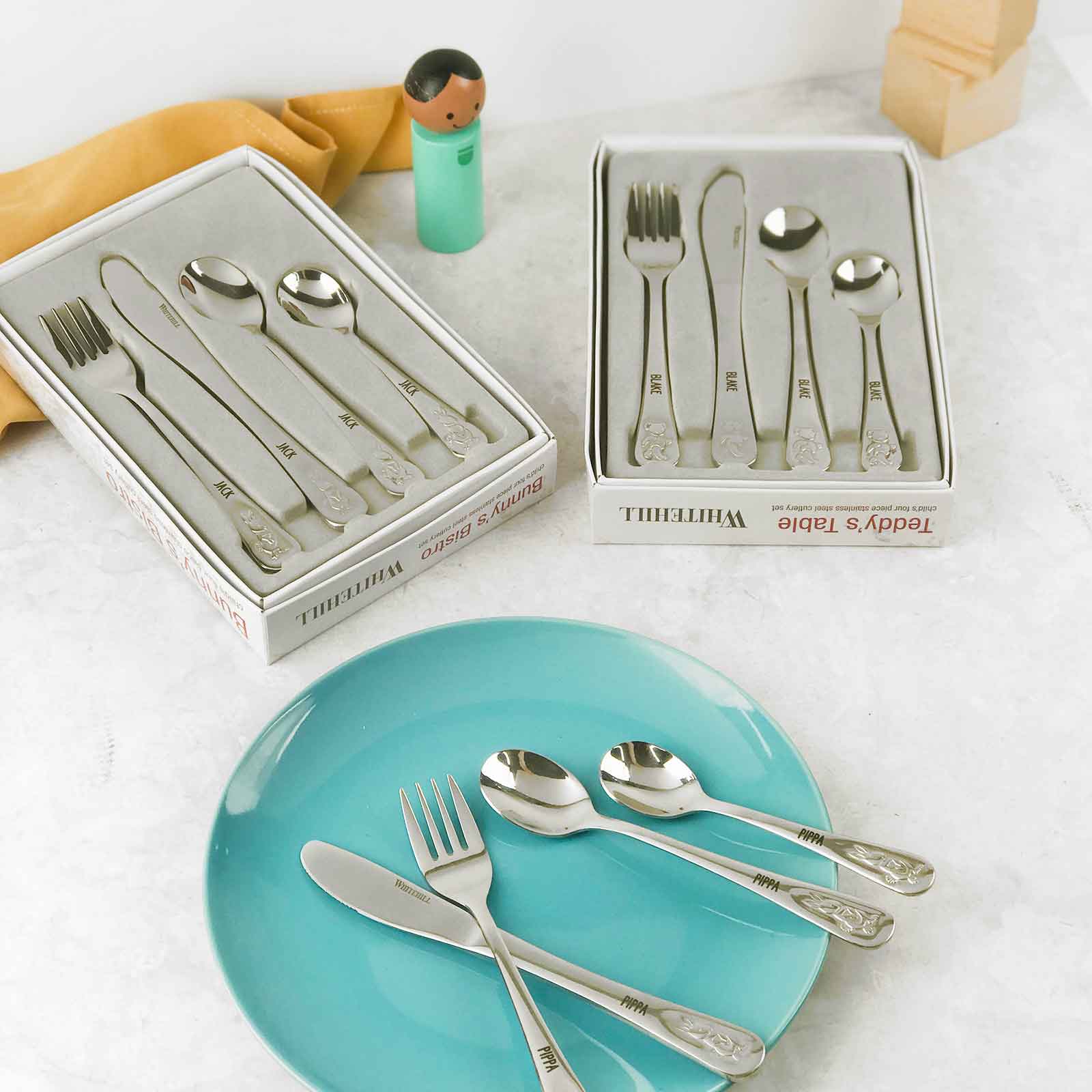 Cutlery Sets Engraved with the Childs name - great for Christenings