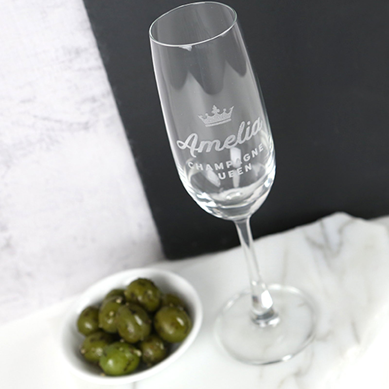 Custom Champagne Glass Gift