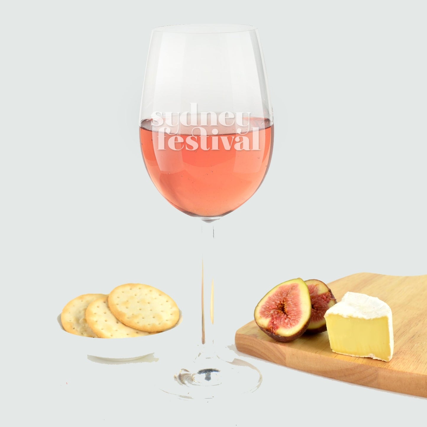 Sydney Festival Personalised Wine Glass. Engraved for any event.