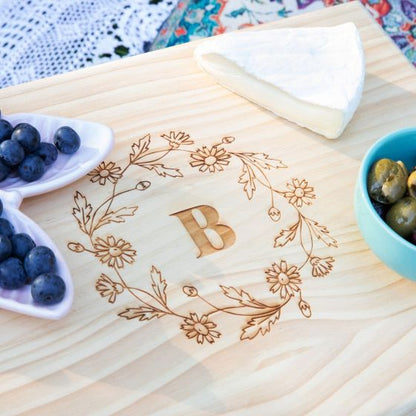 Picnic with wine and cheese and Personalised Picnic Basket