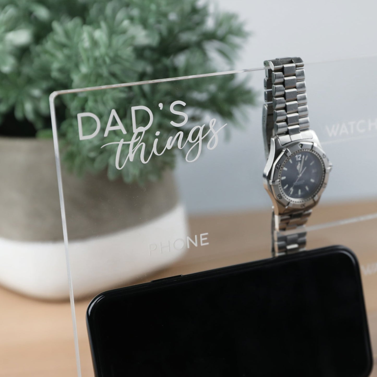 Desk Organiser Personalised for Dad this Father's Day