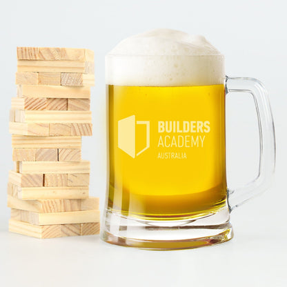 Engraved Beer Mug with your logo on it