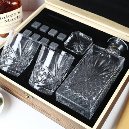 Antique style decanter gift set
