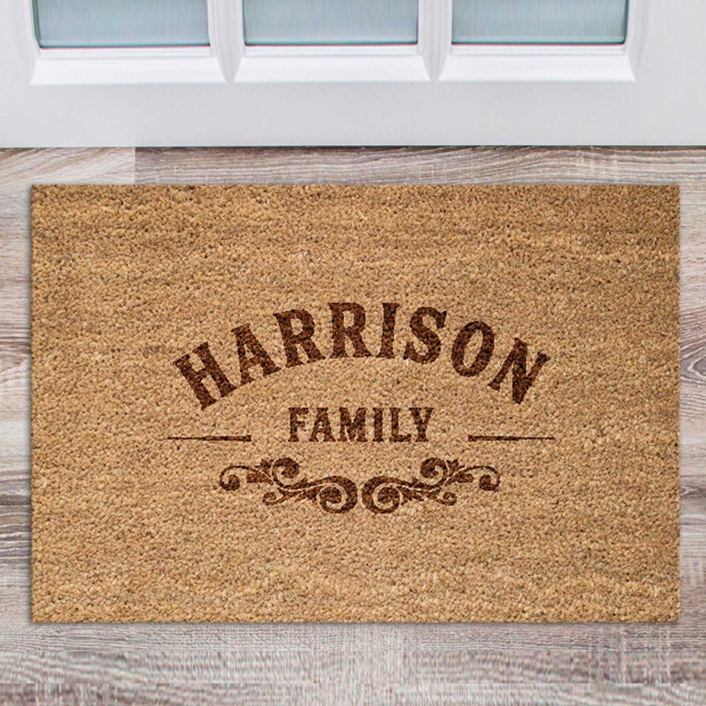 Custom Family Door Mat