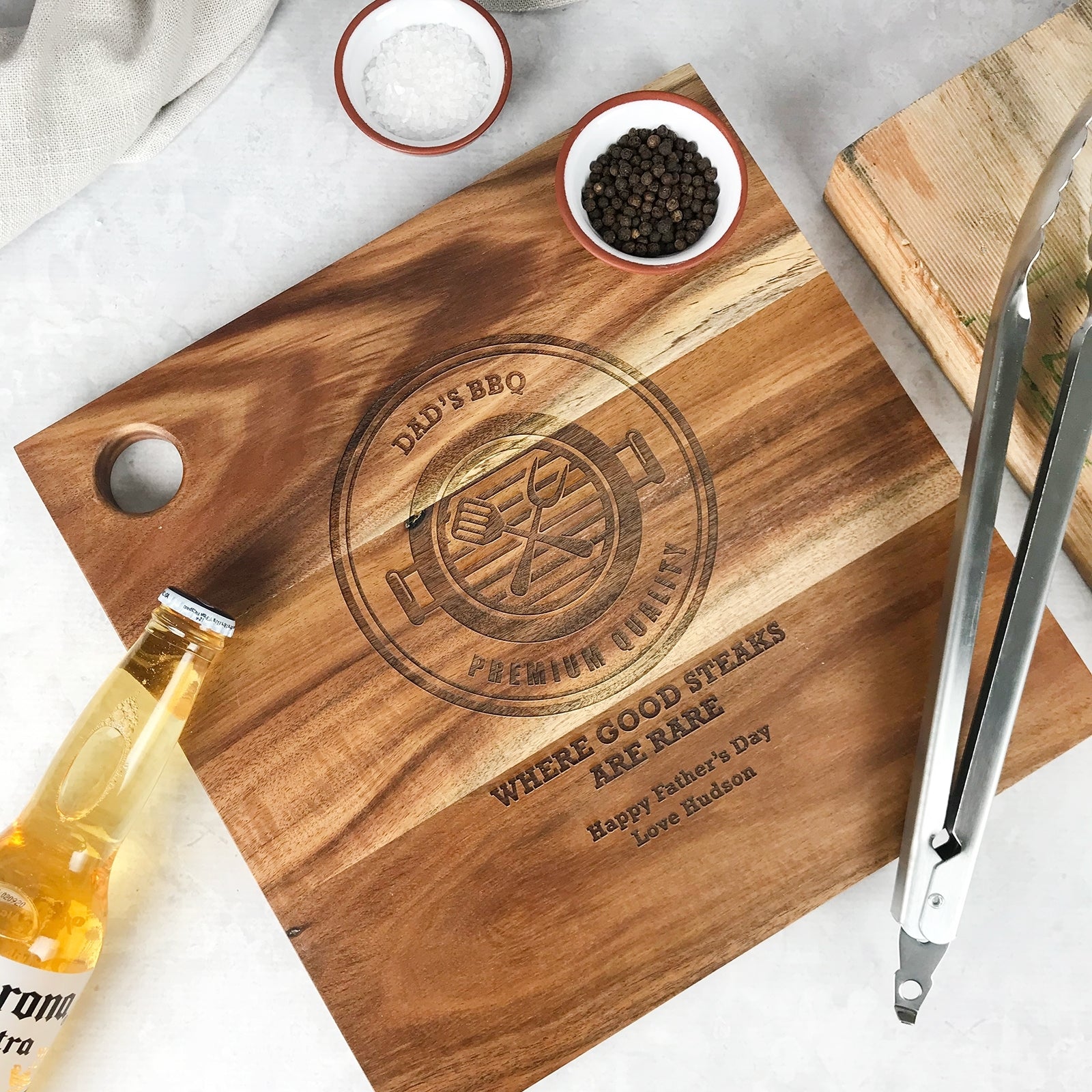 Personalised Steak Board for Dad for Father's Day