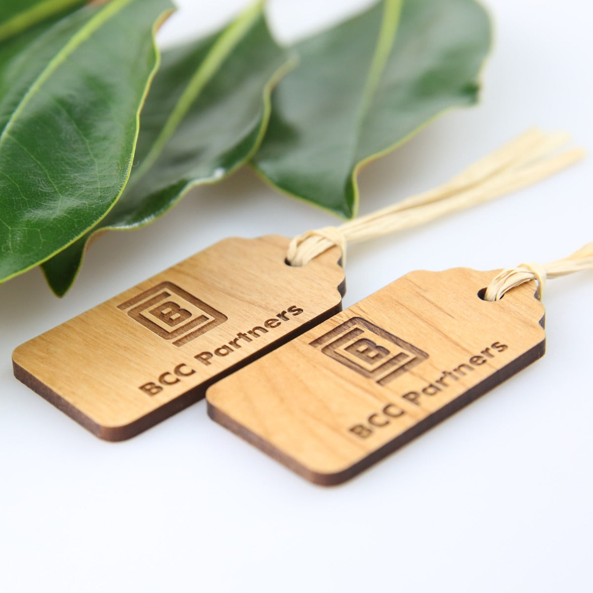 Wooden Gift Tags with Logo for Corporate GIfts